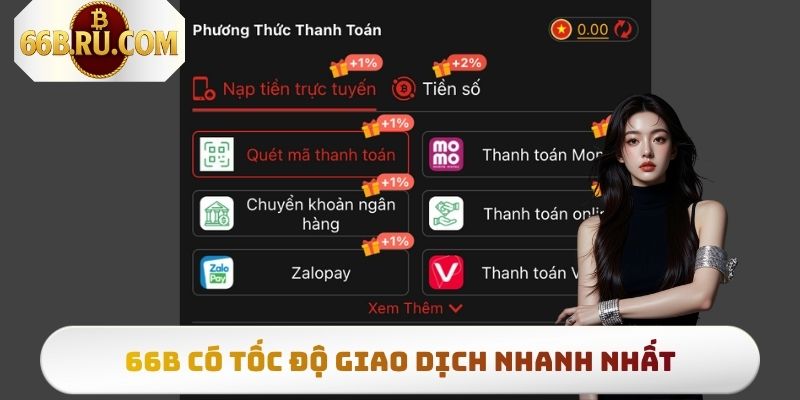 66B Có Uy Tín Không Hay Chỉ Là Chiêu Trò Quảng Cáo? 4 Tốc độ giao dịch của hệ thống nhanh nhất thị trường